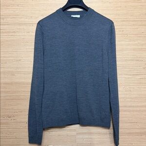 Sandro Dark Gray Crewneck Sweater